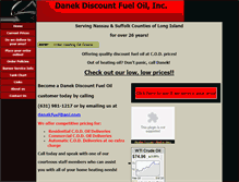 Tablet Screenshot of danekdiscountfuel.com